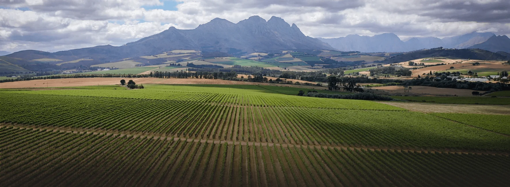 farm land mountains